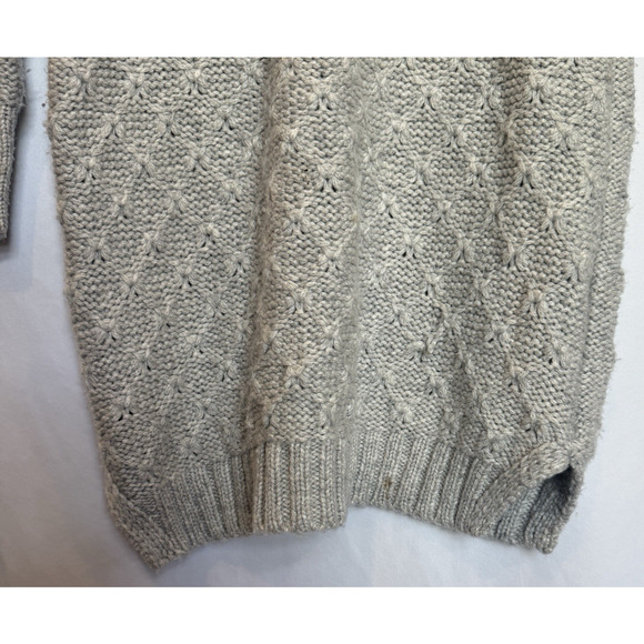 Anthropologie Sparrow Womens Cowl Neck Cable Knit Wool Sweater Dress Size XS - Picture 4 of 15